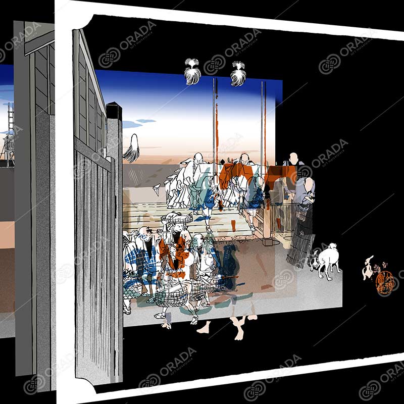 日本橋 東海道五十三次